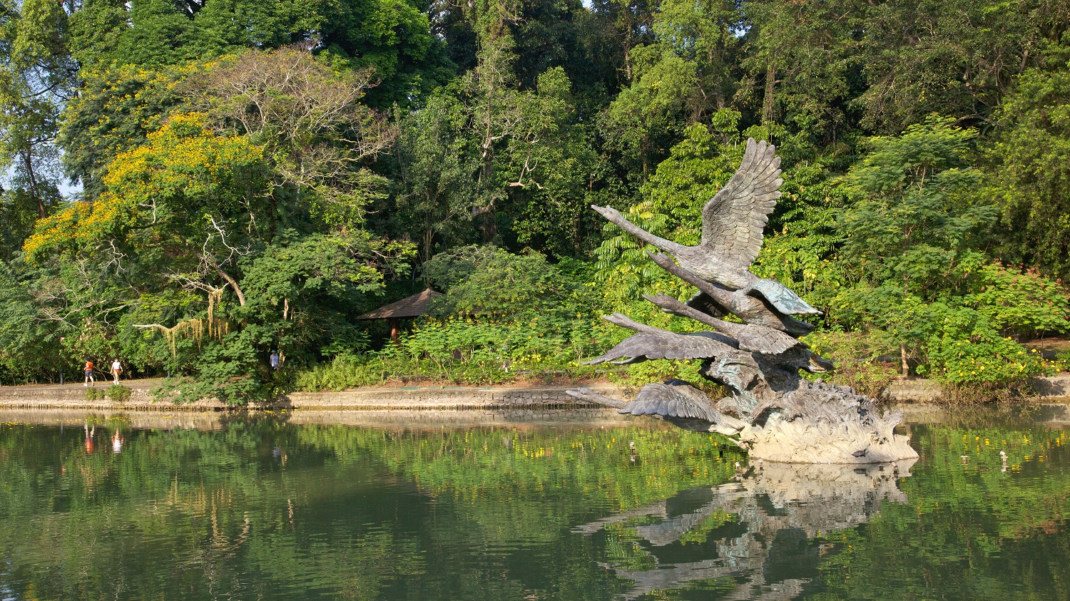 新加坡植物園天鵝湖